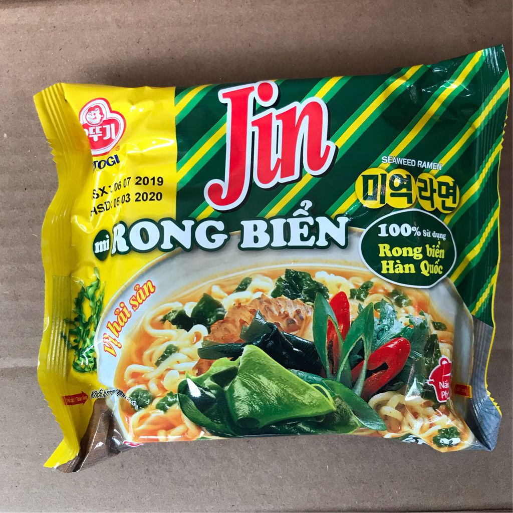 Mì Ottogi Jin rong biển Hàn Quốc gói 120gr