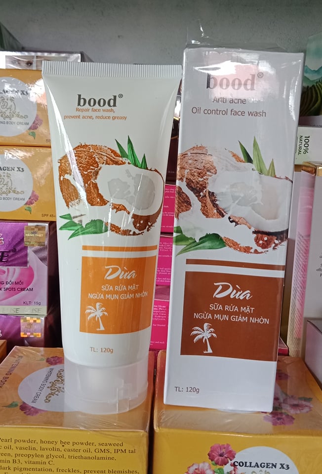 SỮA RỬA MẶT BOOD TINH CHẤT DỪA 120ML