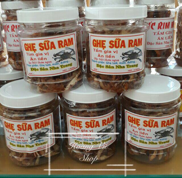 ghẹ sữa ram hũ 200gr