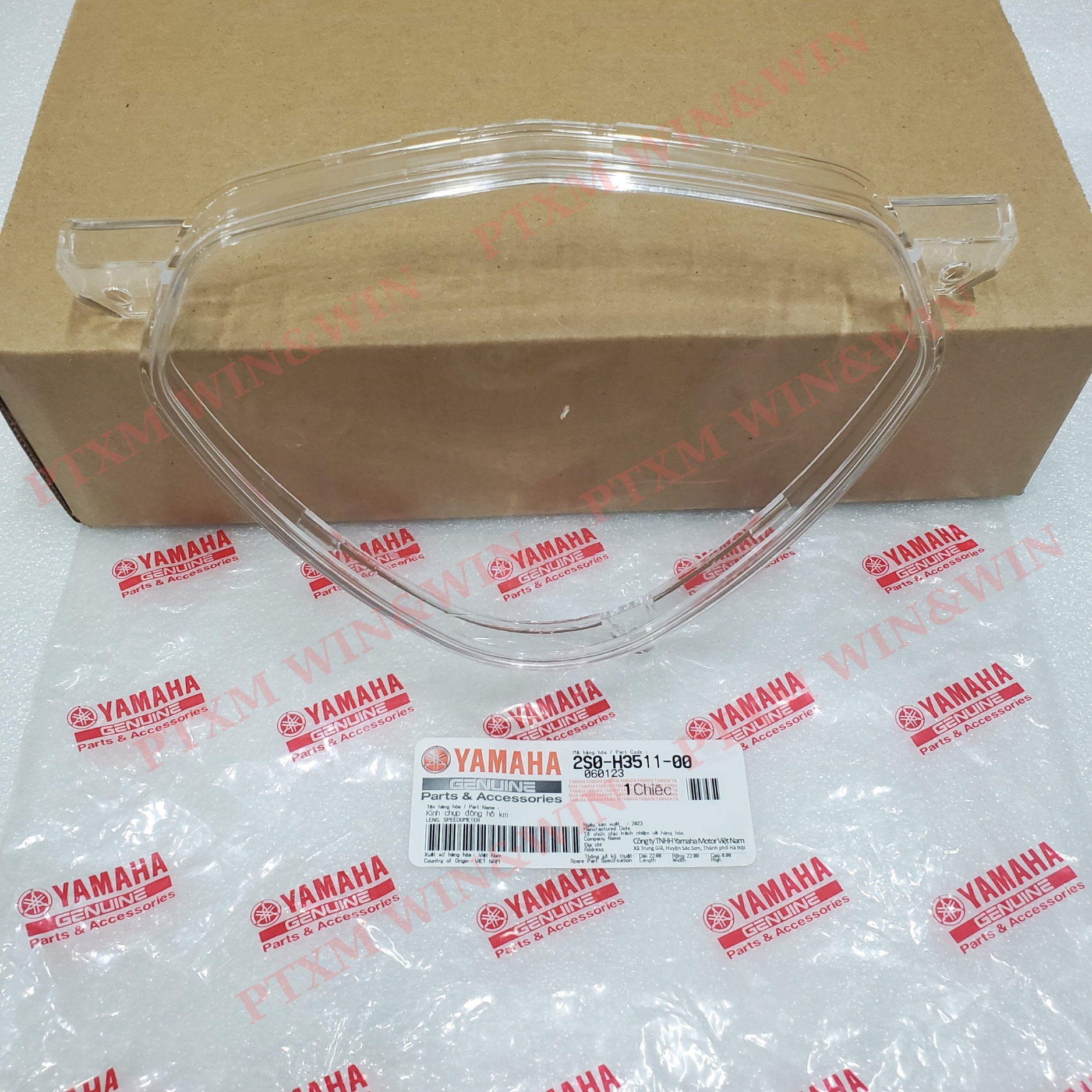 Mica - mặt kính đồng hồ jupiter gravita, mx zin yamaha vn - 2s0-h3511-00