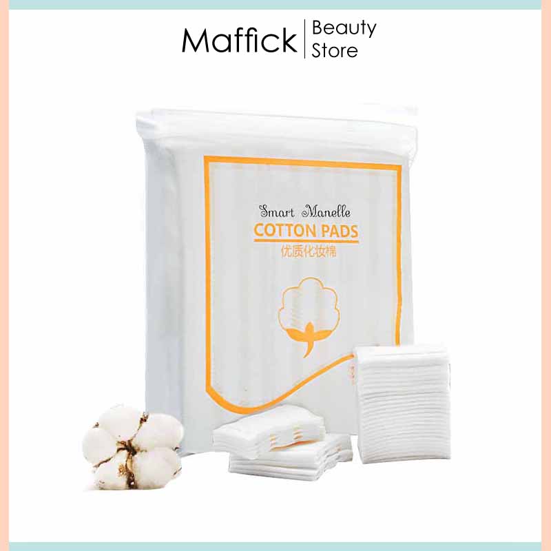 Bông tẩy trang 3 lớp cotton pads 222 miếng Smart Manelle BTT Maffick