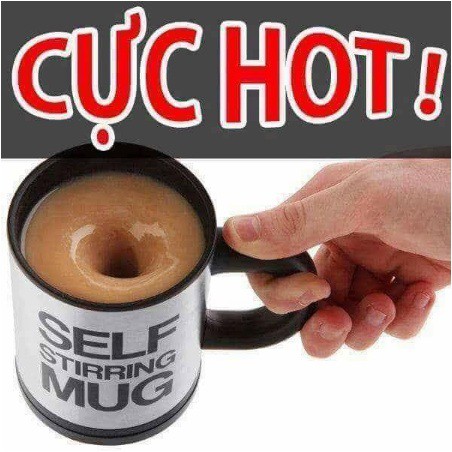 Cốc pha cà phê tự quấy - Ly cà phê lốc xoáy