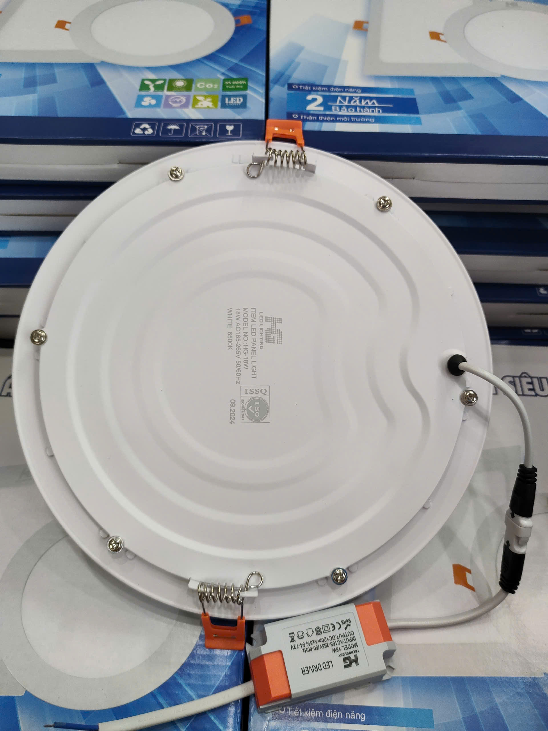 Đèn LED Âm Trần HG2 6W, 9W,12W,18W