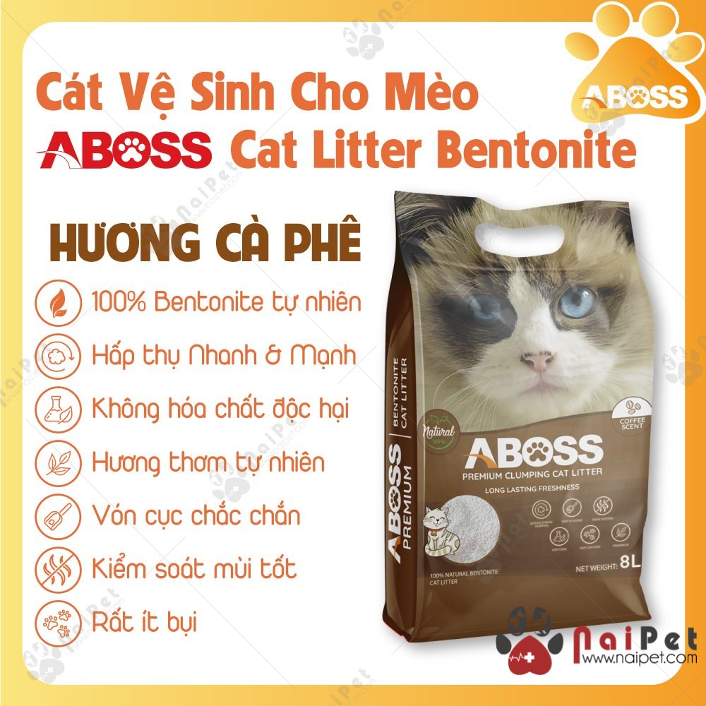 Cát Vệ Sinh Cát Đất Sét Bentonite ABoss CDS003