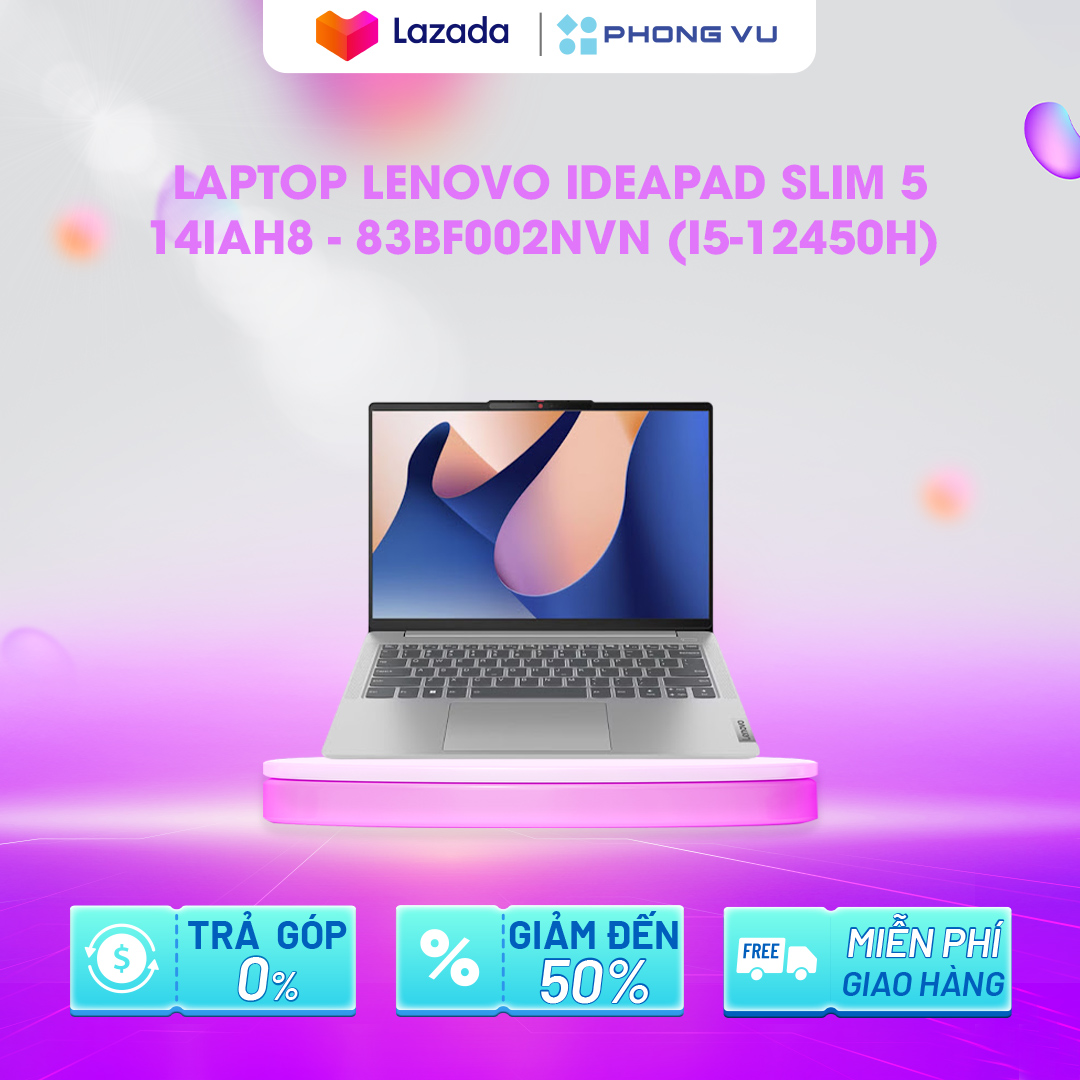 Laptop lenovo ideapad slim 5 14iah8 - 83bf002nvn - bảo hành 36 tháng
