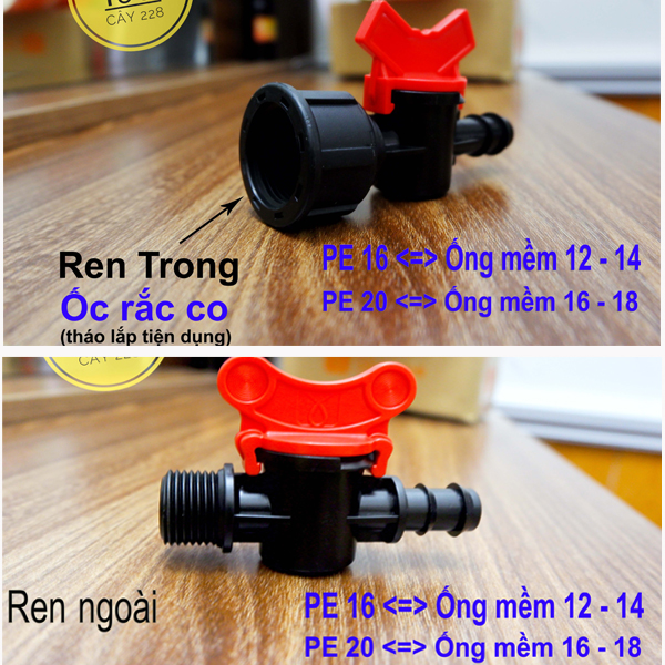 Van khởi thủy van khóa nước dùng cho ống pe ống mềm 16 20 hiệu Aquamate, sản phẩm có độ bền cao, chất lượng tốt, cam kết hàng nhận được giống với mô tả