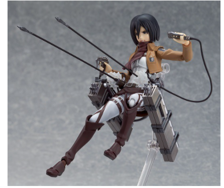 Attack on Titan Model - Mikasa Ackerman with Joints