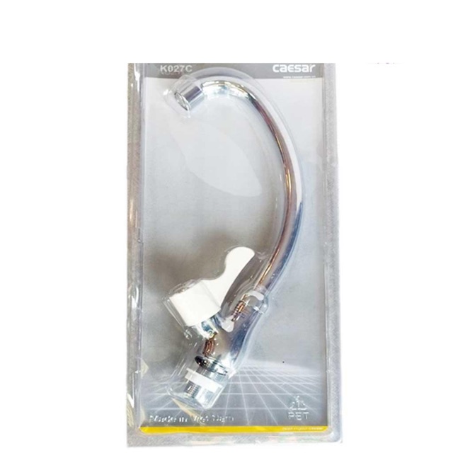 Vòi bếp, rửa chén bát lạnh Caesar cần cong K027C