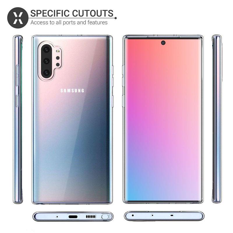 Ốp Lưng Silicon Cho Samsung Galaxy Note 10 Plus (Trong Suốt) - Ốp Lưng Samsung Note 10 Plus