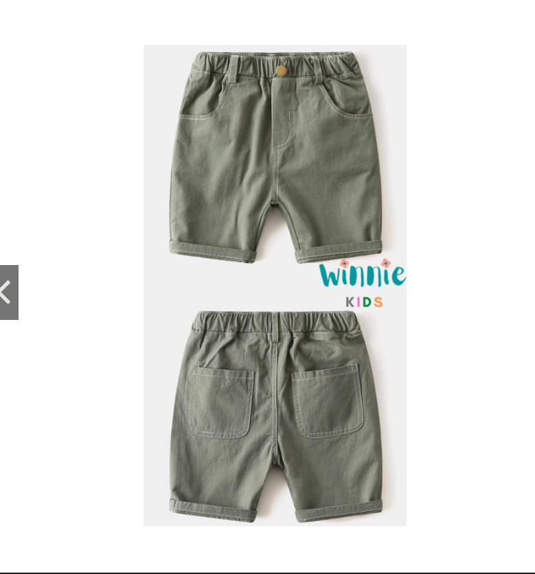 Quần Kaki short  bé trai WAPYPY.