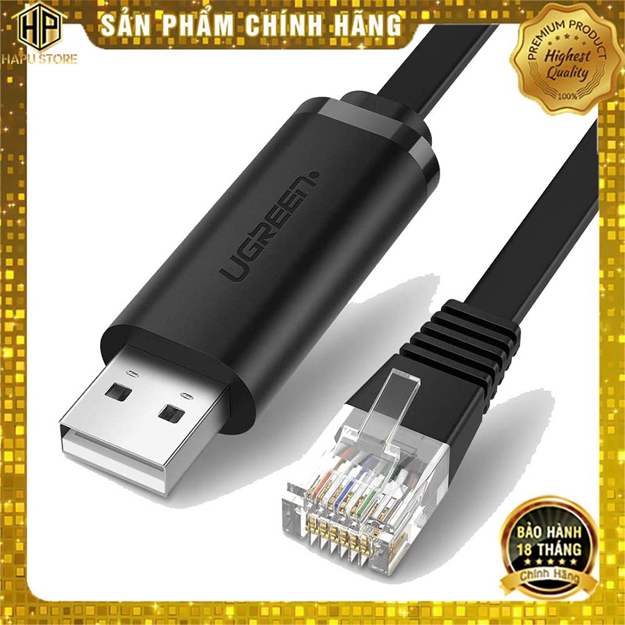 Cáp Console USB sang RJ45 Ugreen 50773 chính hãng - Hapustore