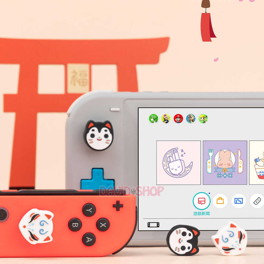 [GeekShare] Núm bọc analog Hồ Ly Kitsune cho Joy-Con - Nintendo Switch OLED, V1, V2, Lite