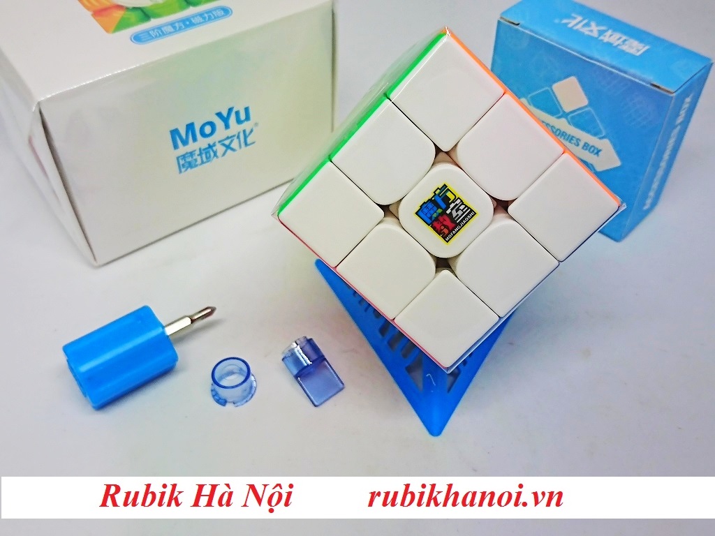 Rubik 3x3  Mofang Jiaoshi MF3RS3 M 2020 Stickerless Có Nam Châm Cao Cấp