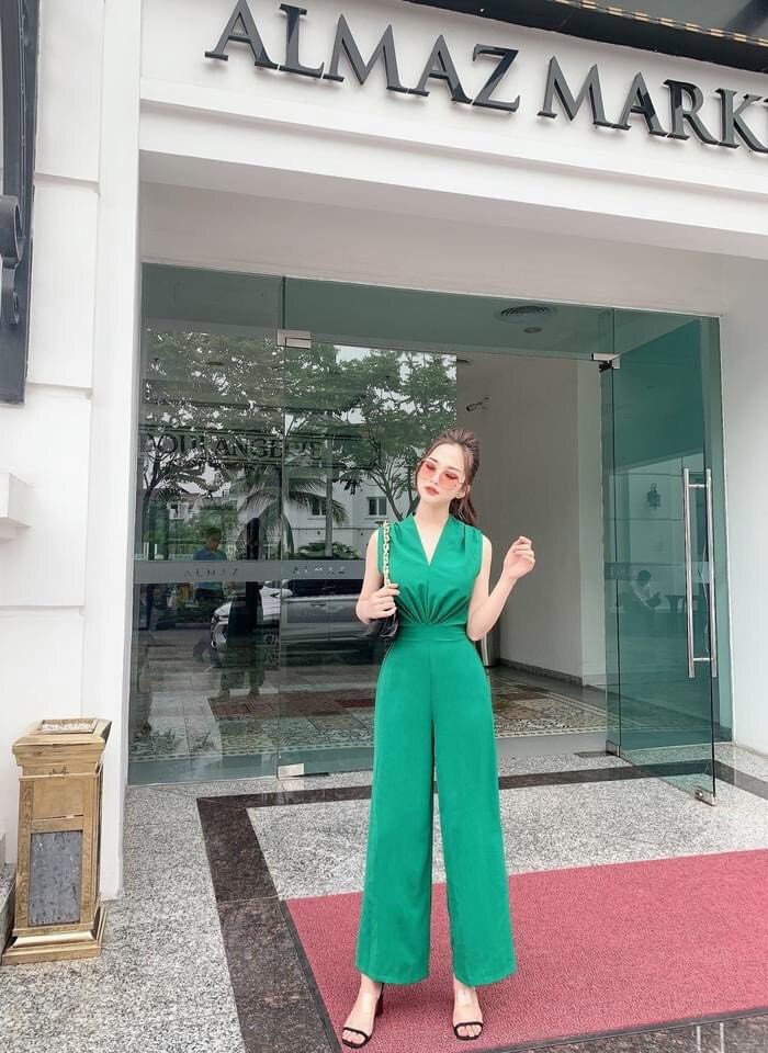 jumpsuit sát nách cổ V-HC