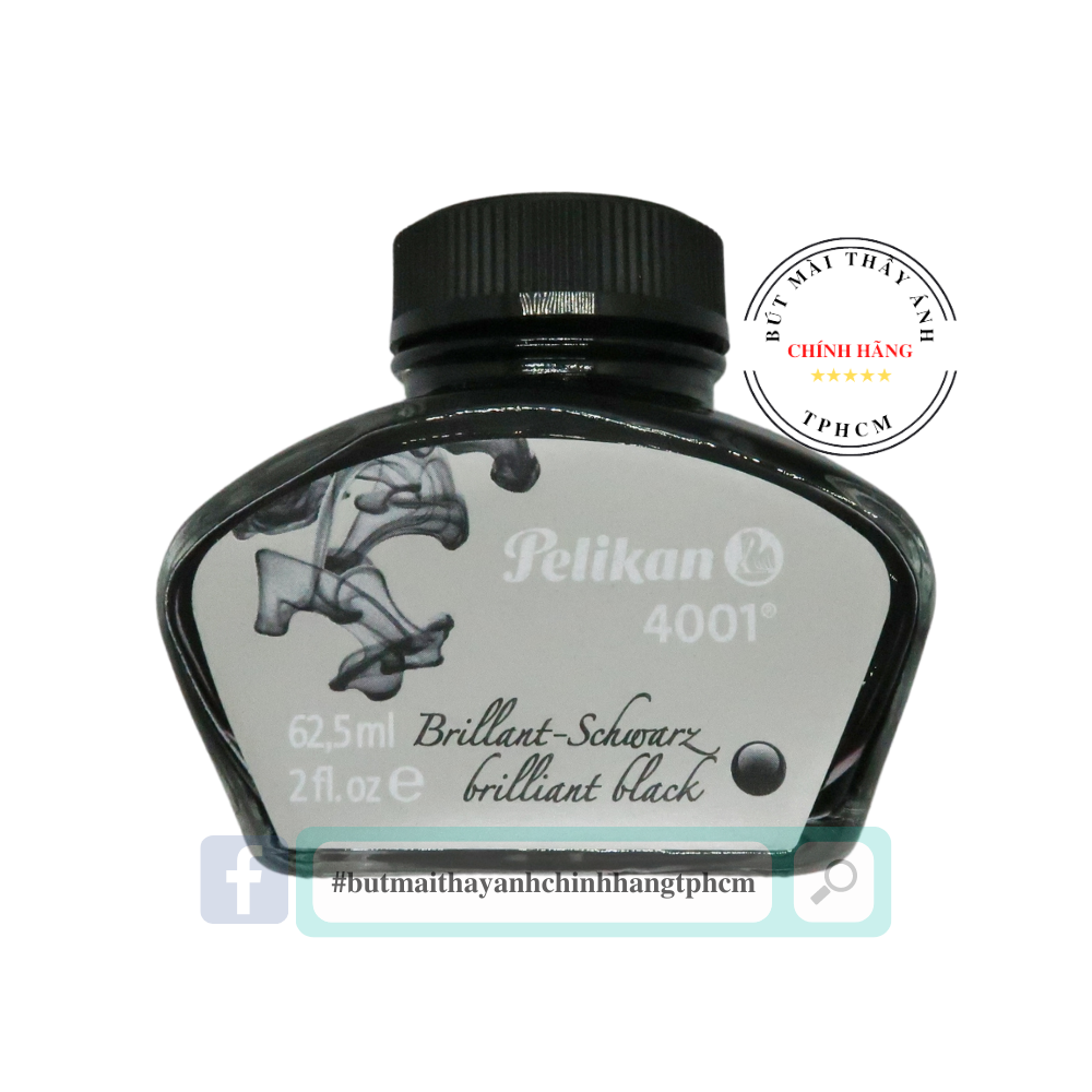 Mực Pelikan chính hãng 62.5ml không lem nhòe