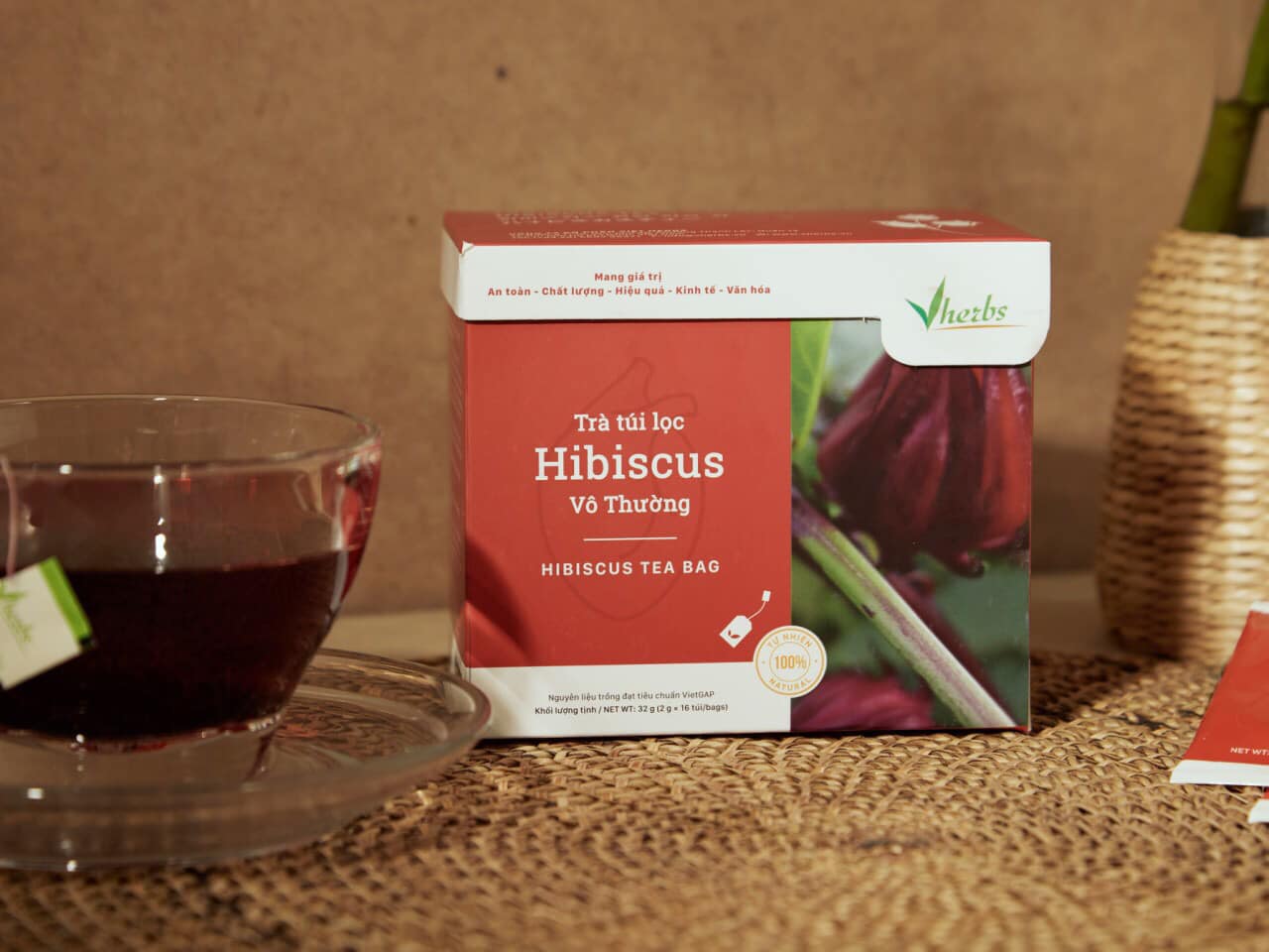 Tea weight loss- cholesterol prevention tea-bag Hibucus Vherbs 16 bags x 2 gr -products products from 100% agricultural products Natural