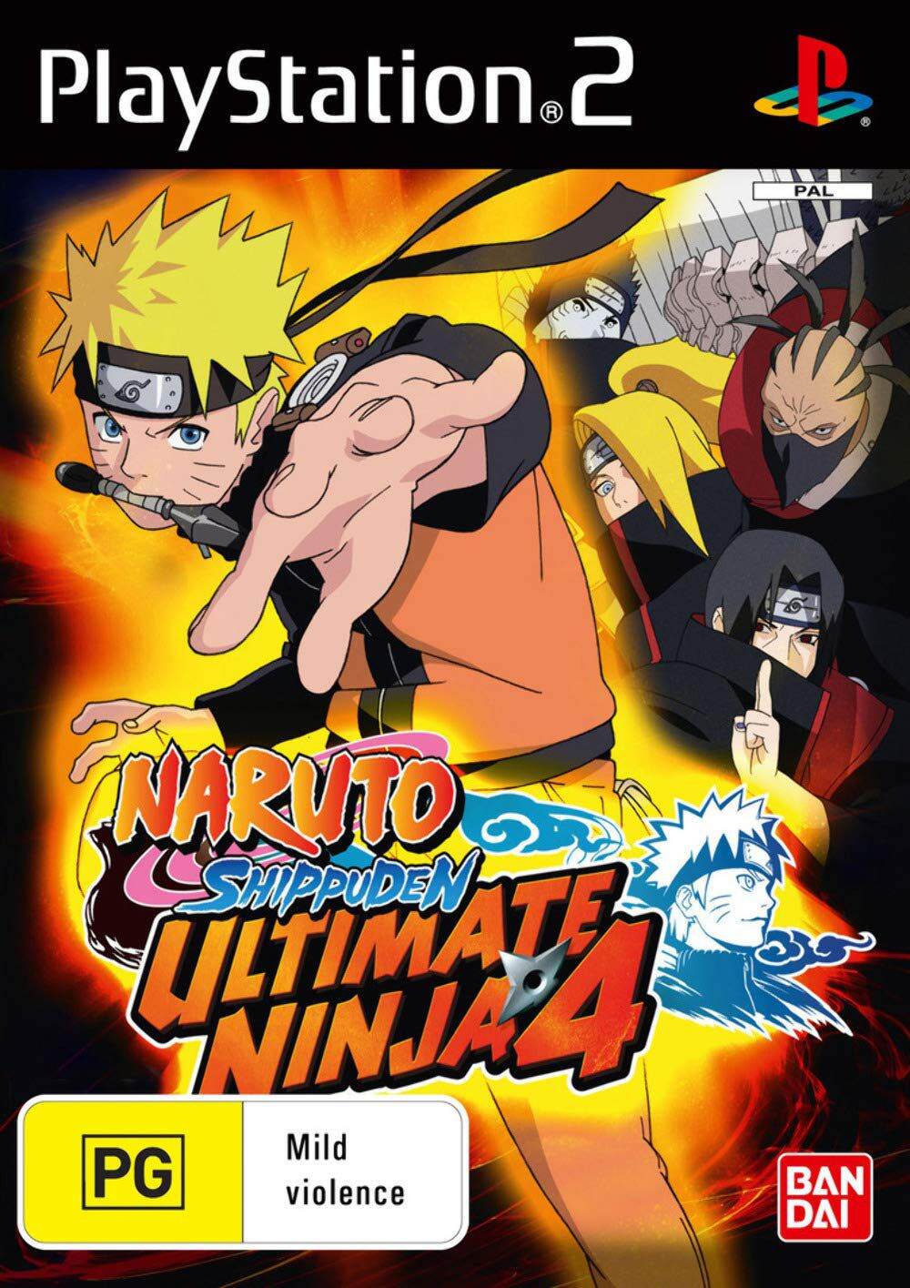 Game ps2 naruto 4