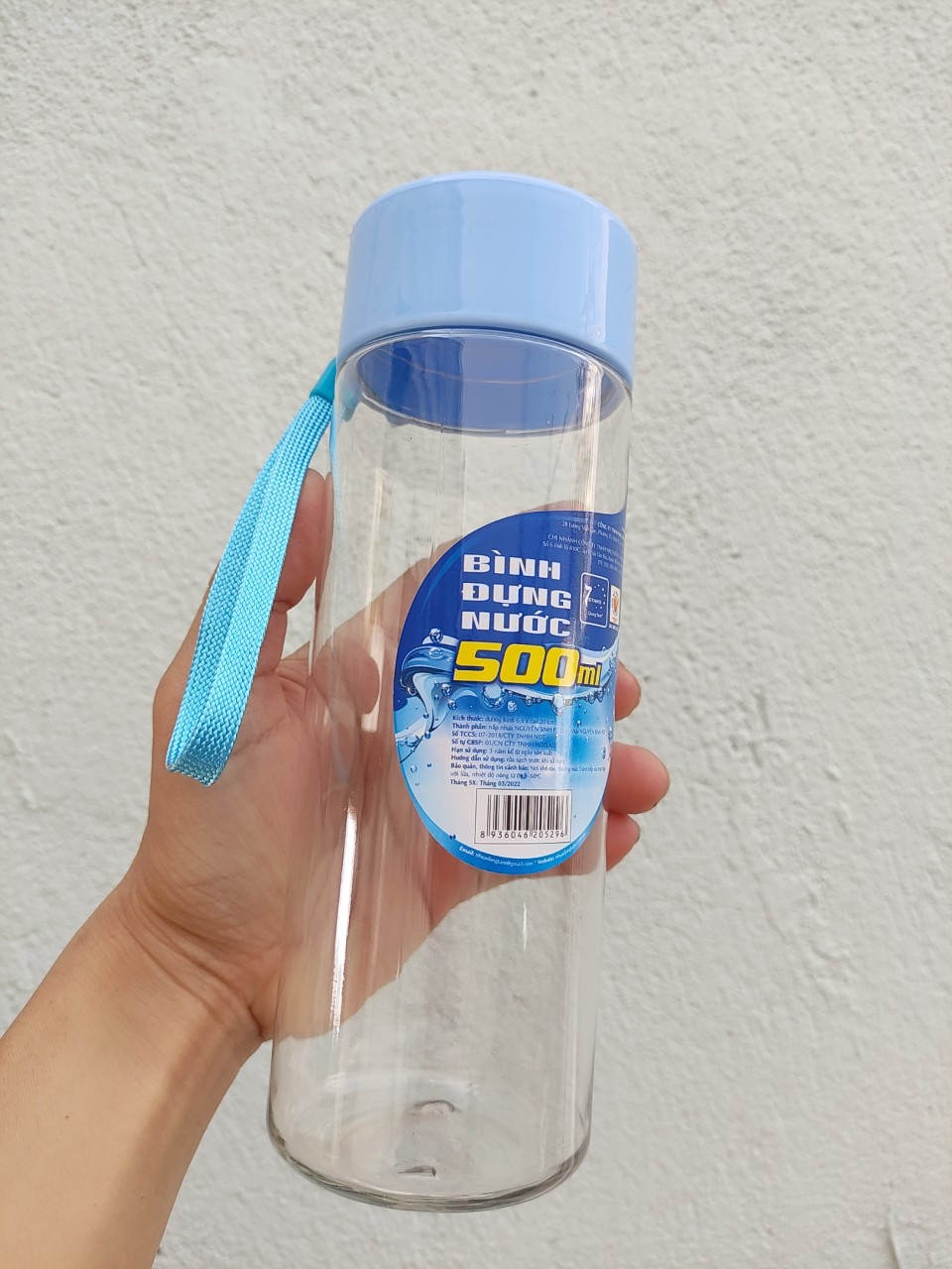Bình nước 500ml nắp vặn mẫu mới