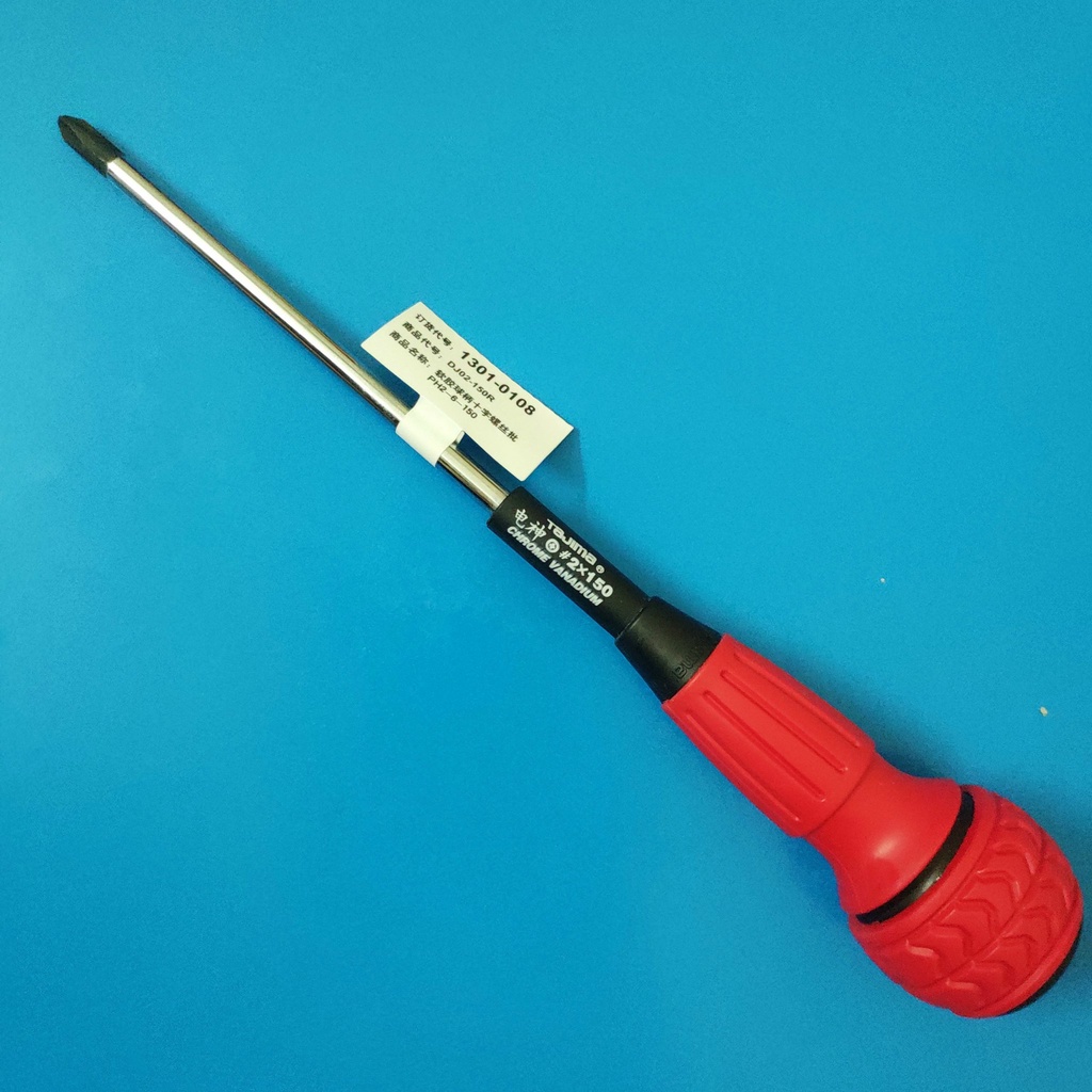 Japan tajuma pan handle plastic round screw 246mm-150mm pan handle screwdriver with 2 edges and 4 edges 1301-0105, 1301-0108