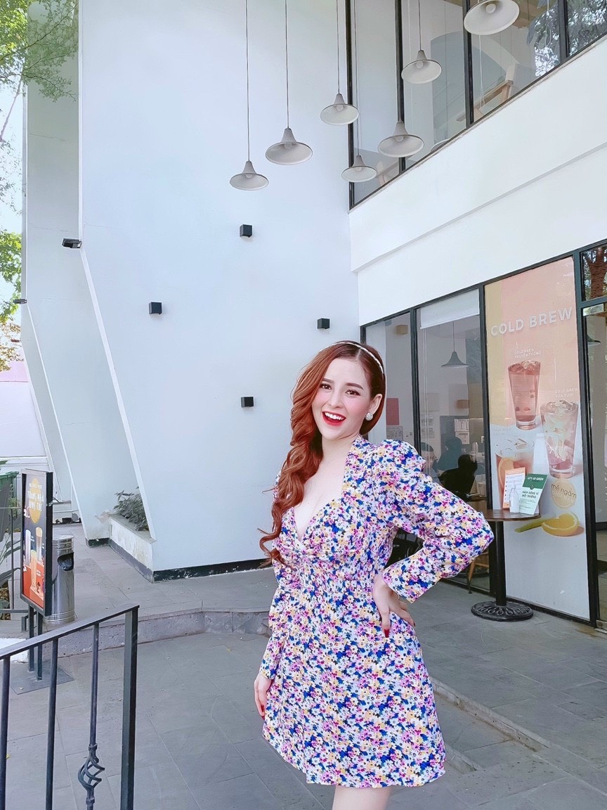 [HCM][Hình Thật] Đầm maxi tay phồng DN15
