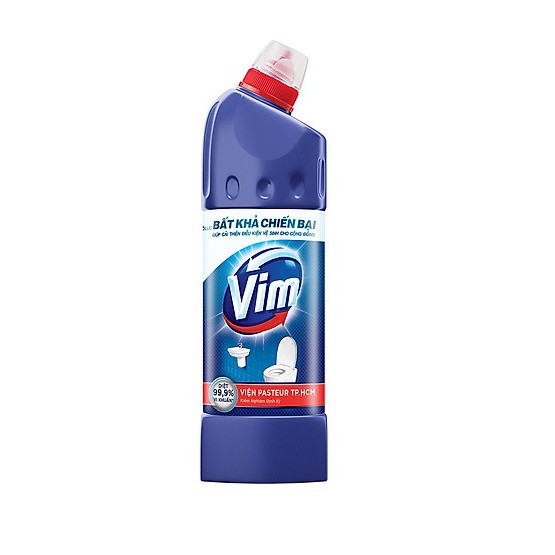 Nước tẩy bồn cầu Vim chai 880ml (Mới)