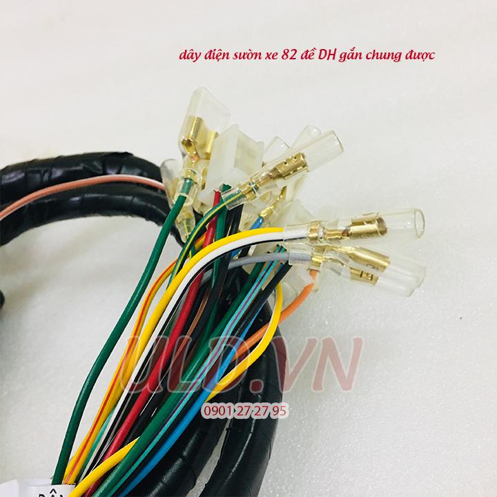 [HCM]dây điện sườn xe 82 đề DH xài chung