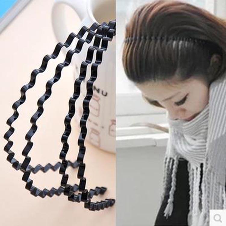 Cài tóc gợn sóng nhựa phong cách Hàn Quốc