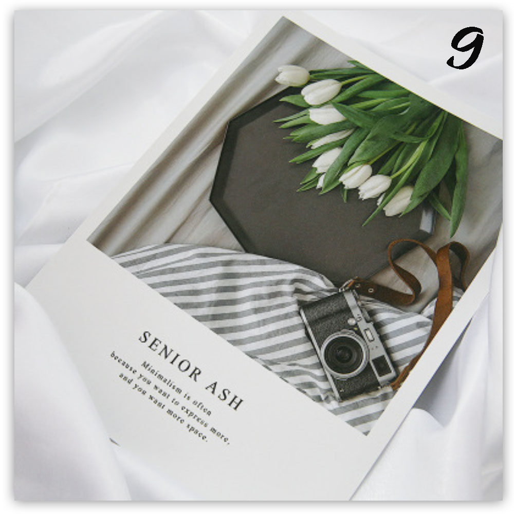 [HCM]Mẫu bìa tạp chí đẹp sang trọng tinh tế dùng làm đạo cụ chụp ảnh sản phẩm đẹp bắt mắt hơn