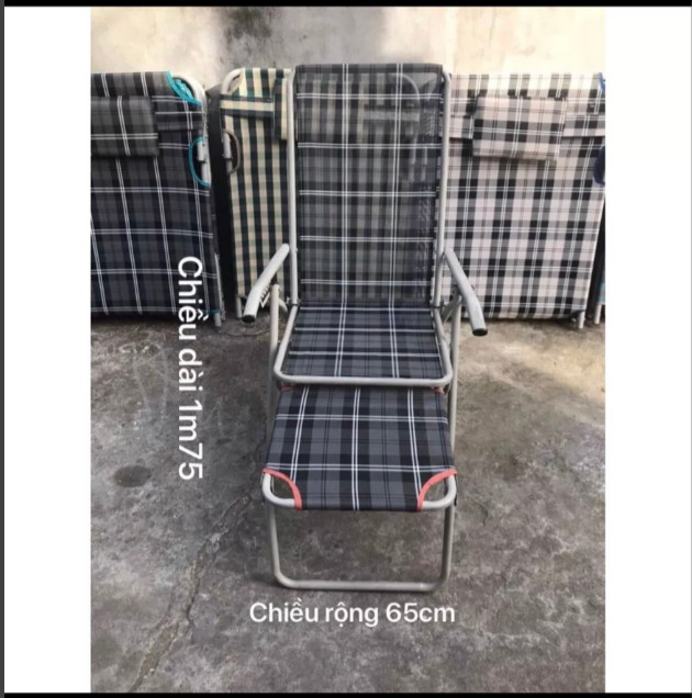 (Giá sỉ rẻ vô địch) GHẾ GẤP, ghế xếp thư giãn (giao màu ngẫu nhiên)
