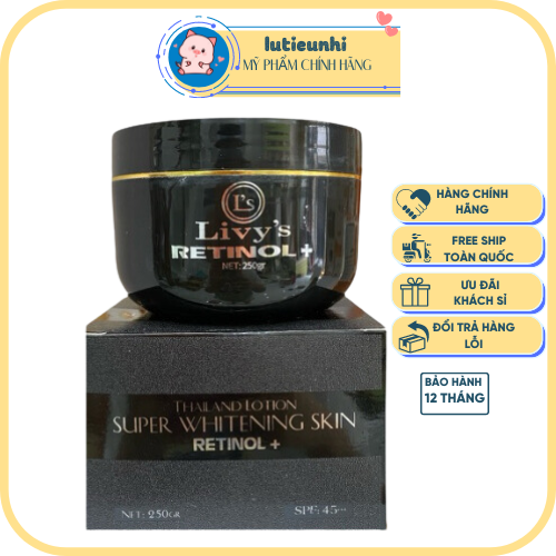 Kem body Livy's Retinol hộp đen