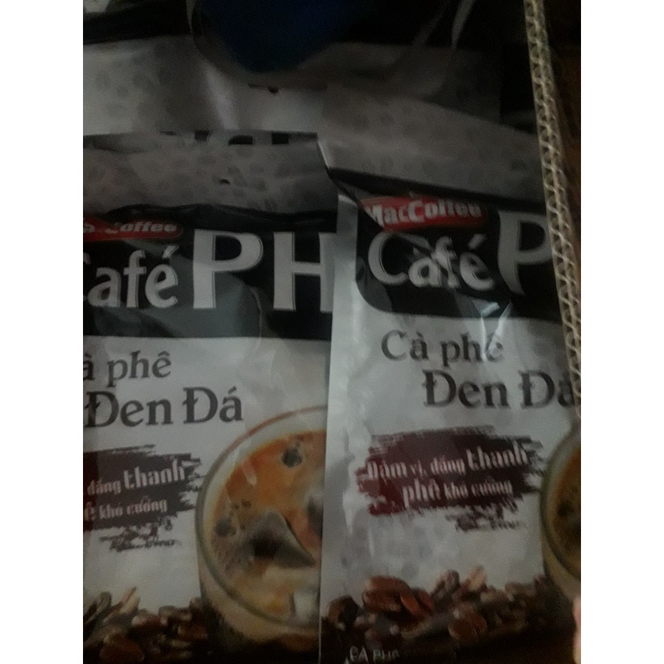 Cà phê đen đá Café Phố MacCoffee bịch 35 gói x 16 gr