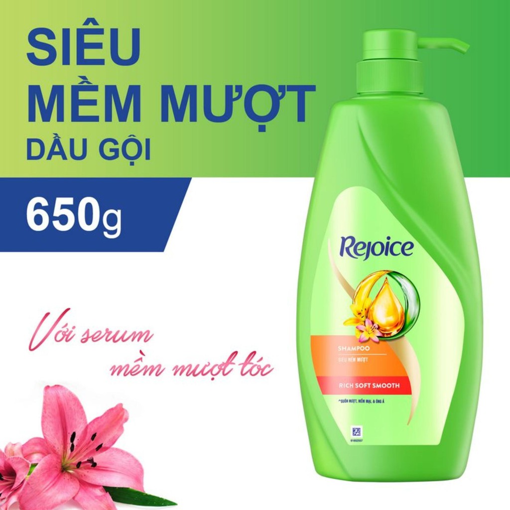 [HCM]Dầu gội Rejoice - mềm mượt tóc 650g cam kết hàng đúng mô tả chất lượng đảm bảo an toàn đến sức khỏe người sử dụng đa dạng mẫu mã màu sắc kích cỡ