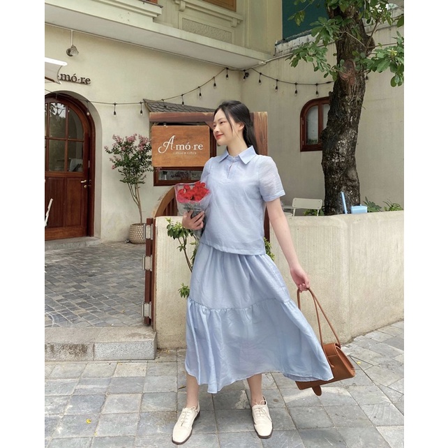 𝐌𝐚𝐲 𝐒𝐞𝐭 - phiên bản cổ đức, 2 màu pastel ( xanh cốm, xanh dương) | Momizi