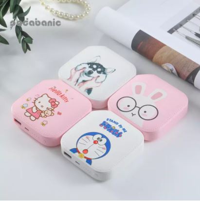[KÈM DÂY] Sạc Dự Phòng hình Hello Kitty - Doremon (Có Dây Đeo) Dễ Thương