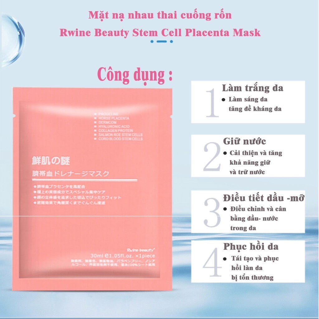 combo 10 miếng Mặt Nạ Nhau Thai Cừu