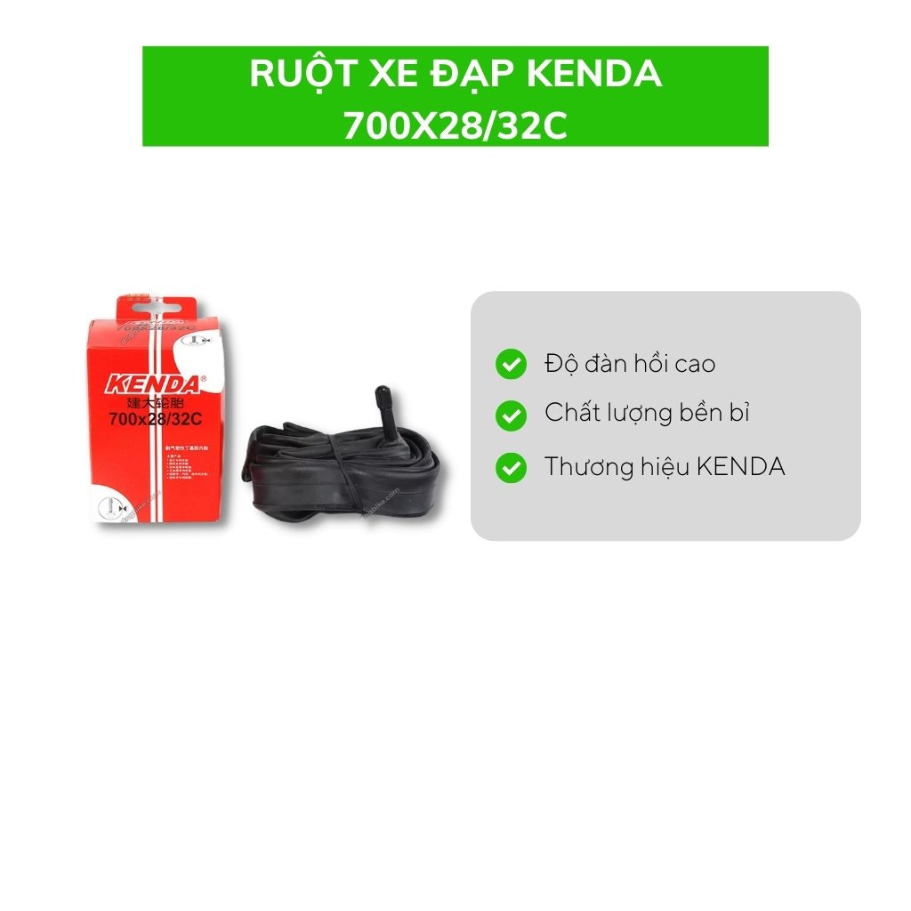 Ruột xe đạp KENDA 700x35/43c