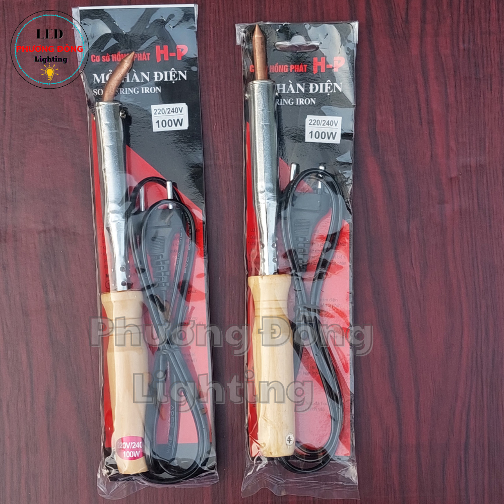 Mỏ hàn điện cán gỗ 100W
