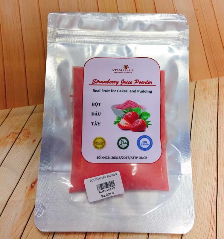 Bột Dâu Tây Vital 100gr