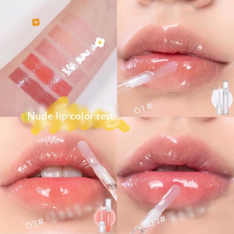 Son bóng Daimanpu có nhũ water light lip gloss