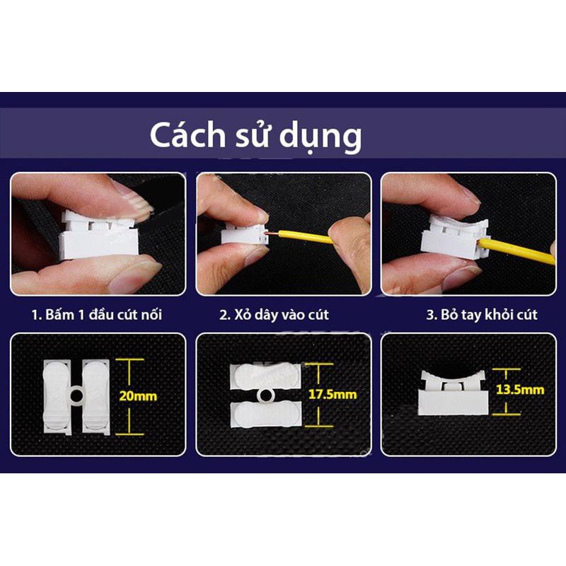 10 Chiếc cút nối dây điện nhanh CH2