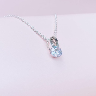 Dây chuyền bạc mặt đính đá lấp lánh Phong Cách Hàn Quốc - ANTA Jewelry ATJ8053 thumbnail