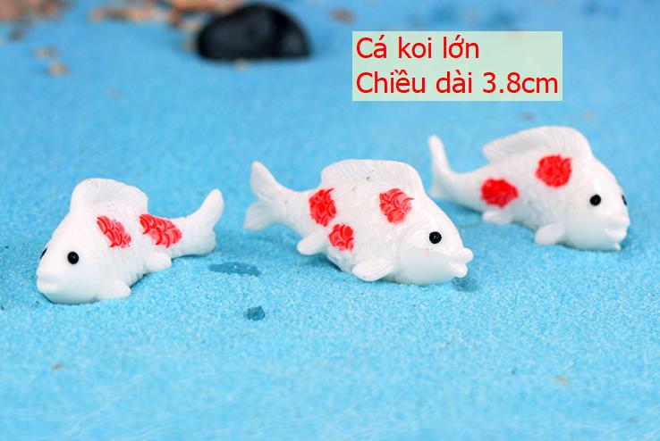 Tiểu cảnh cá koi may mắn làm terrarium, mô hình trang trí hồ cá nhỏ,bể thủy sinh