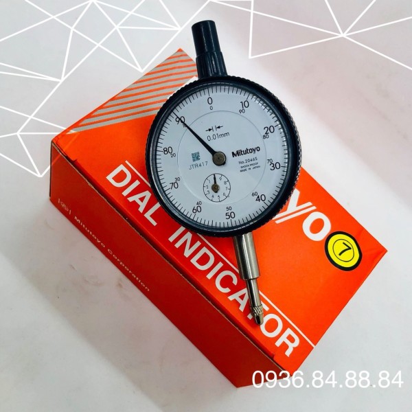Đồng hồ so Mitutoyo 2046S (0-10mm/0.01), dụng cụ đo cơ khí đo lường chính xác cao