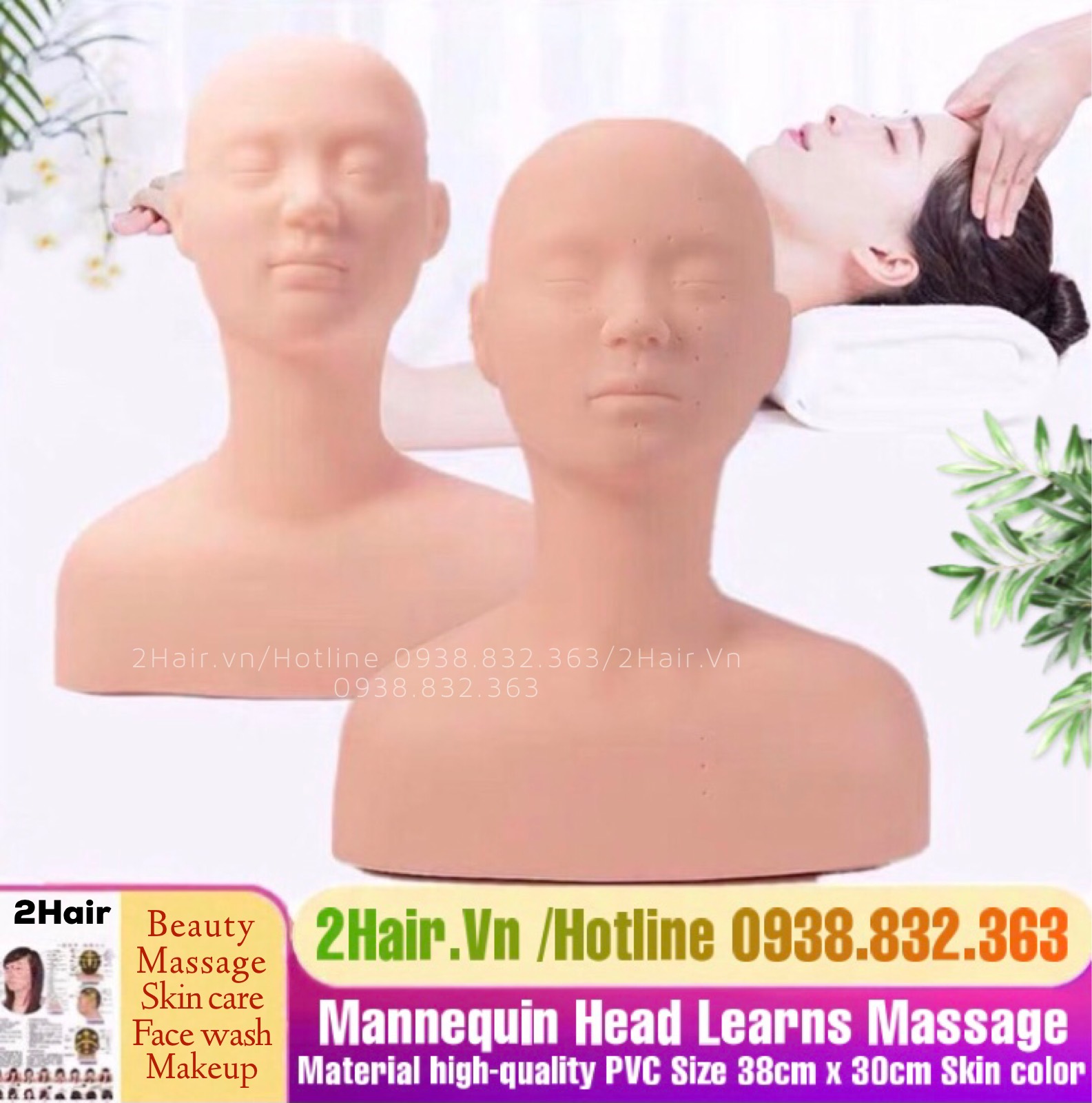 [HCM]ĐẦU MANOCANH CÓ VAI HỌC MASSAGE 2021