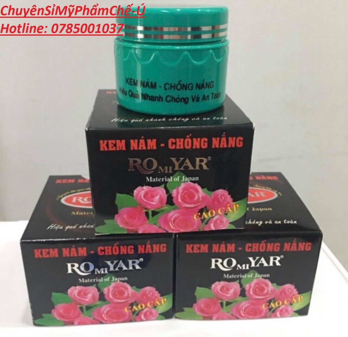 Kem Nám Xanh-Chống Nắng 11g Romiyar (Mẫu Mới)