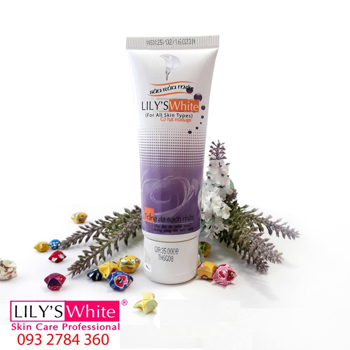 Sữa rửa mặt lily’s white cleanser trắng da sạch nhờn
