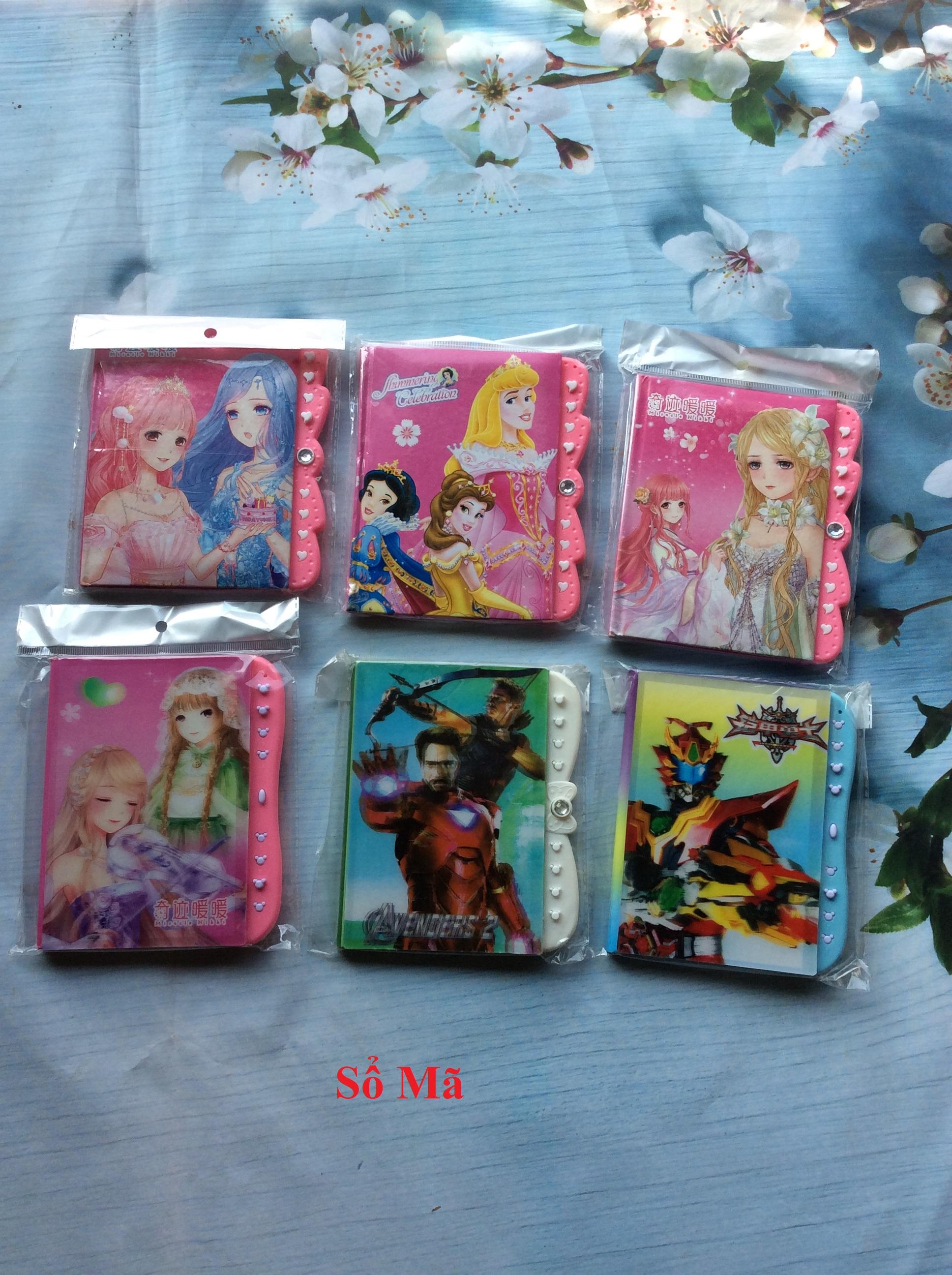 Sổ nhật ký,sổ tay có mã khóa mật khẩu