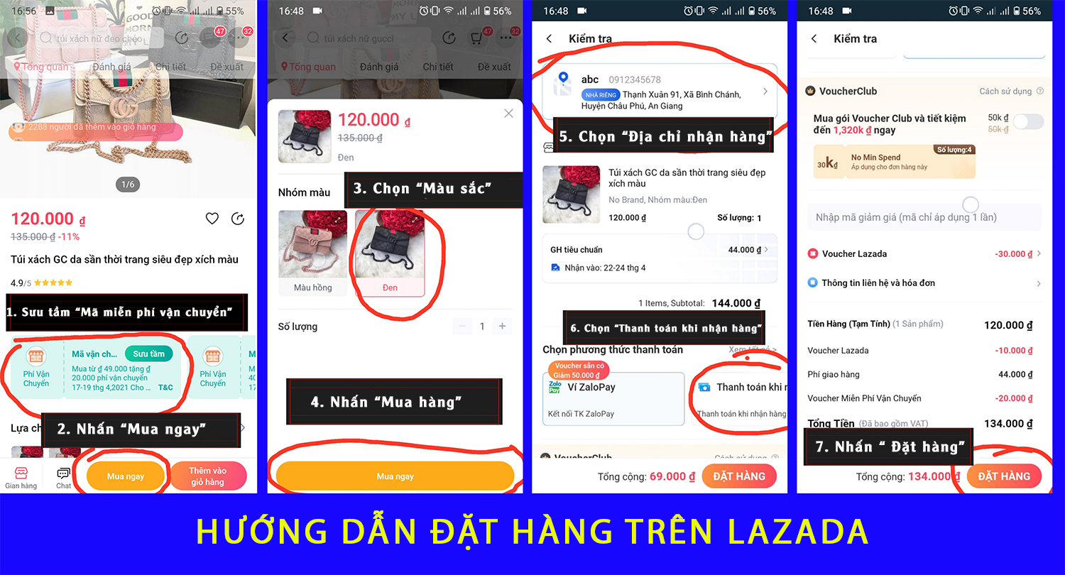 Túi xách nữ đeo chéo da dày dặn 3 ngăn thời trang siêu đẹp xích màu