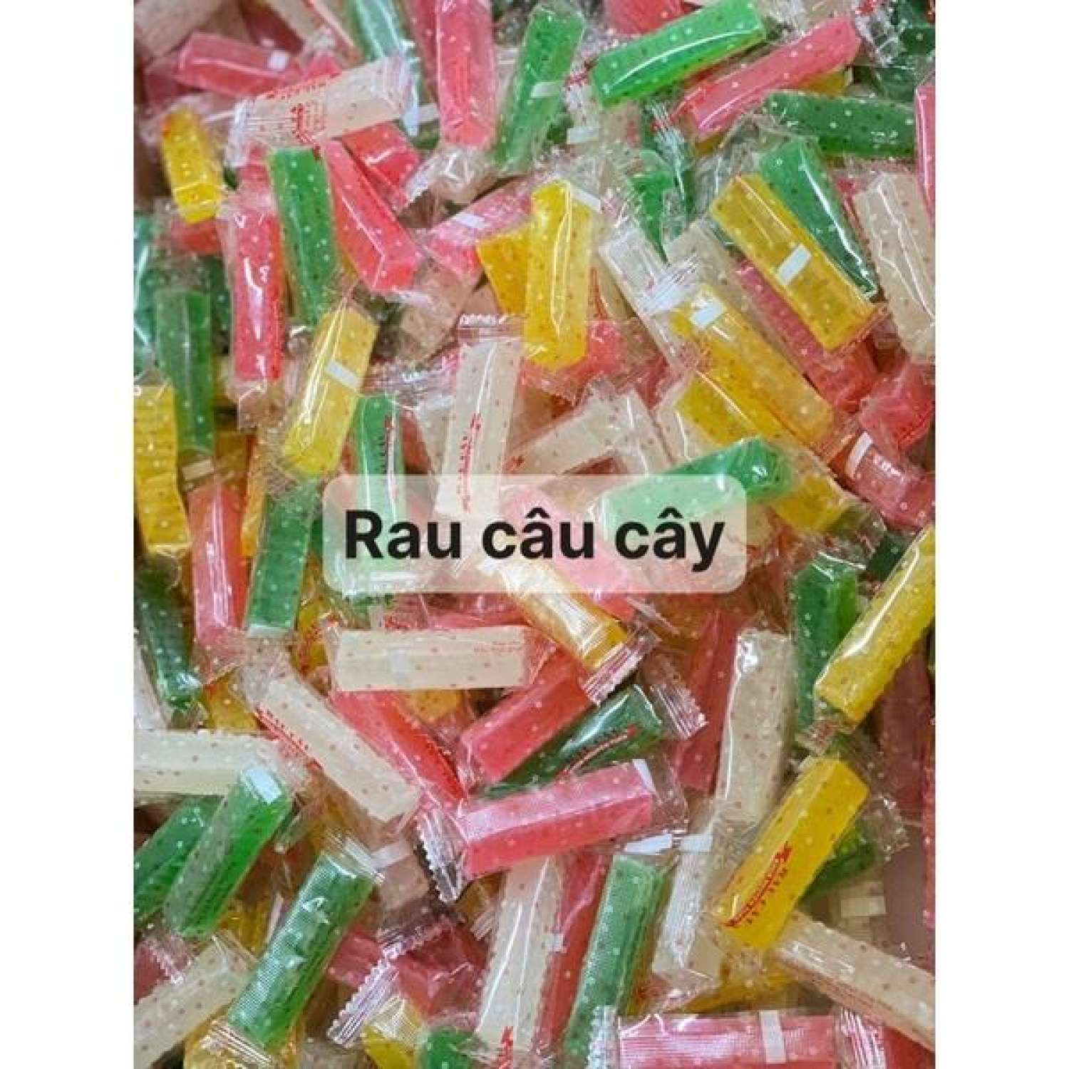 Mứt Rau Câu Dẻo Trái Cây 500g
