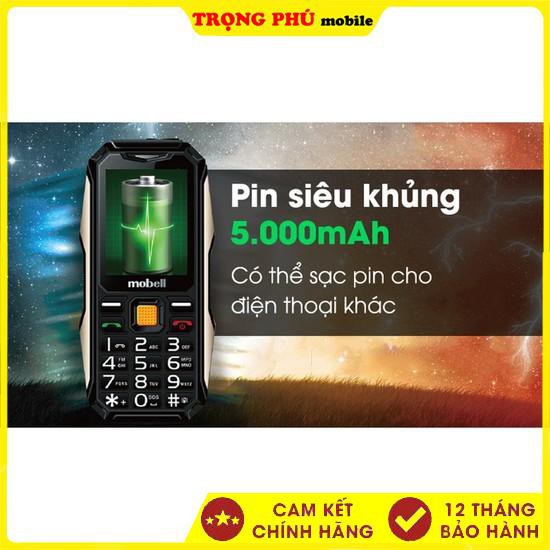 Điện thoại Mobell Rock 3 loa to sạc pin cho máy khác